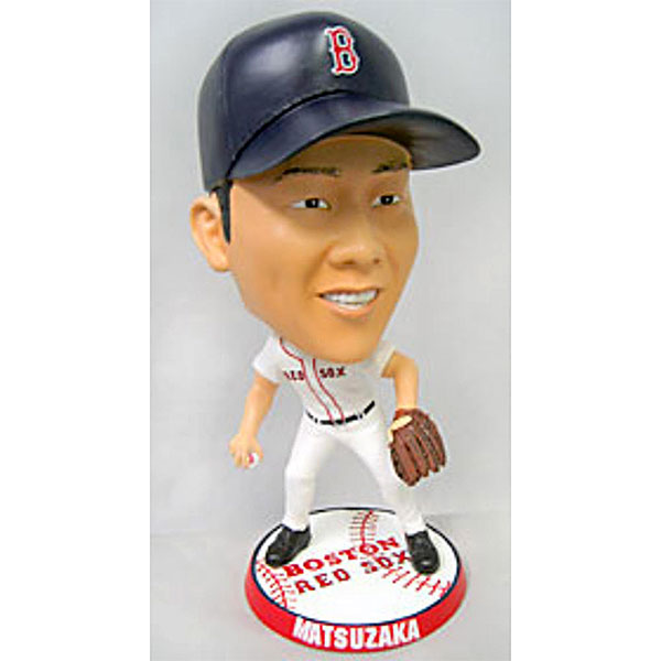 Boston Red Sox Daisuke Matsuzaka Super Big Heads Bobblehead - SWIT