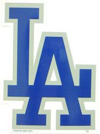 Los Angeles Dodgers Car Magnet
