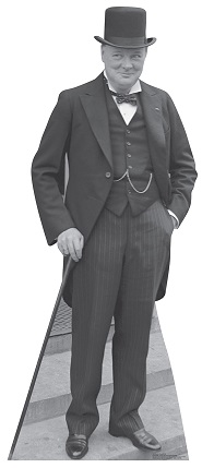 SU-1974 Winston Churchill Lifesize Cardboard Cutout Standup