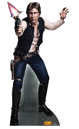 SU-1801 Hans Solo Lifesize Cutout Standup