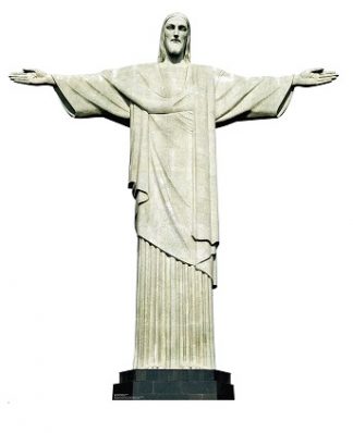 SU-1977 Christ The Redeemer Statue Cutout Standup