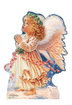 SU-2110 Christmas Angel Lifesize Cutout Standup