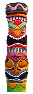 SU-551 Tiki Gods Lifesize Cardboard CutoutStandup