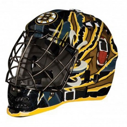 Boston Bruins Unsigned Franklin Sports Replica Full-Size Goalie Mask