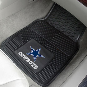 Dallas Cowboys Heavy Duty Vinyl Car Mat Set Swit Sports