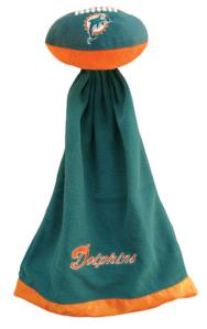 Miami Dolphins Plush Snuggle Ball Blanket