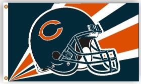 Chicago Bears 3'x5' Helmet Design Flag