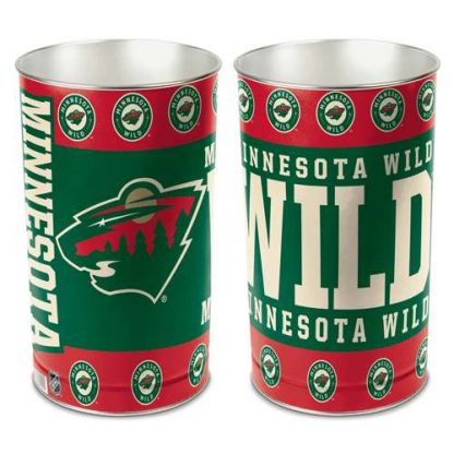 Minnesota Wild Trash Can