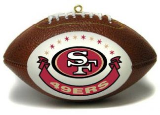 San Francisco 49ers Touchdown Treasure Christmas Ornament