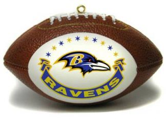 Baltimore Ravens Touchdown Treasure Christmas Ornament