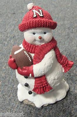 Nebraska Cornhuskers Snowman First Edition Henry