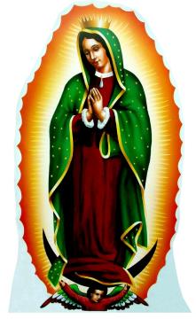 SU-480 Our Lady of Guadalupe Life Size Cutout