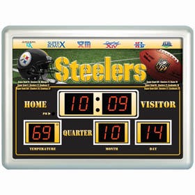 Pittsburgh Steelers Scoreboard Clock
