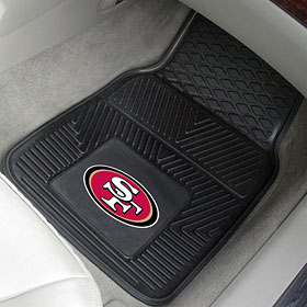 San Francisco 49ers Vinyl Heavy Duty Car Mat Set