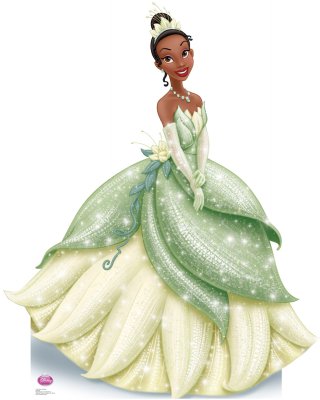SU-1244 Tiana Sparkle Lifesize Cutout Stand Up