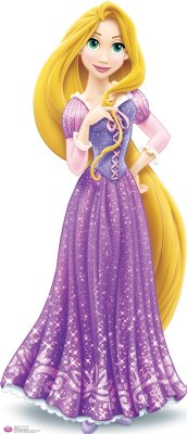 SU-1442 Rapunzel Lifesize Cardboard Cutout Stand Up