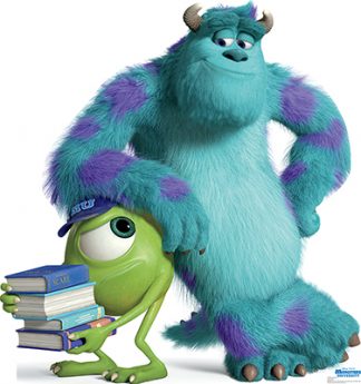 SU-1503 Sulley and Mike Life Size Cardboard Cutout