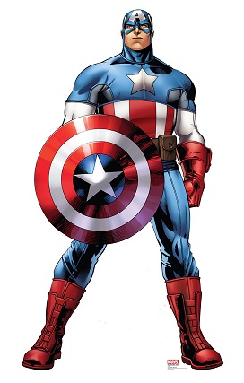 SU-1585 Captain America Lifesize Cutout Standup