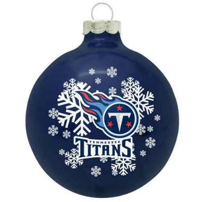 Tennessee Titans Snowflake Christmas Ornament