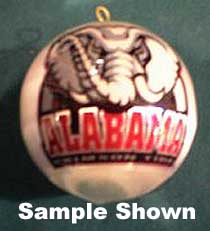 Lafayette College Satin Christmas Ornament