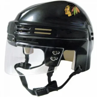 Chicago Blackhawks Black Mini Hockey Helmet