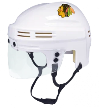 Chicago Blackhawks White Mini Hockey Helmet
