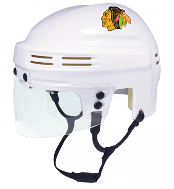 Chicago Blackhawks White Mini Hockey Helmet