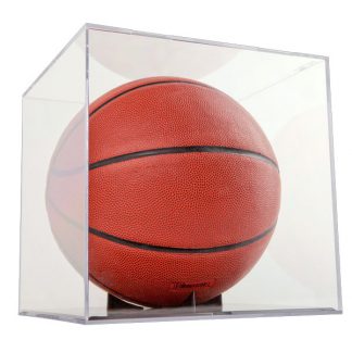 Clear Base Grandstand Basketball Display Case