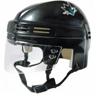 San Jose Sharks Black Mini Hockey Helmet