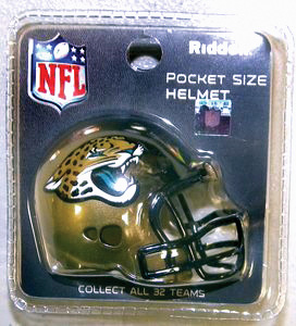 Jacksonville Jaguar 2013 Riddell Pocket Pro Helmet