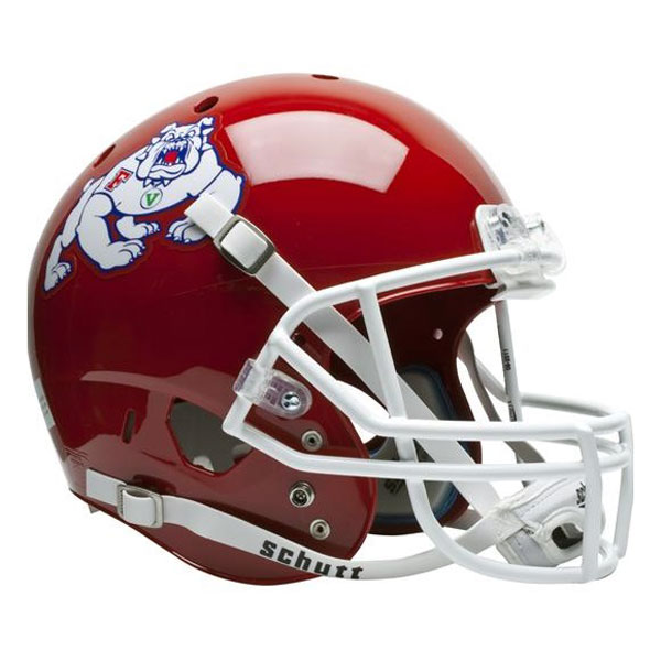 Schutt NCAA Fresno State Bulldogs Mini Authentic XP Football Helmet 
