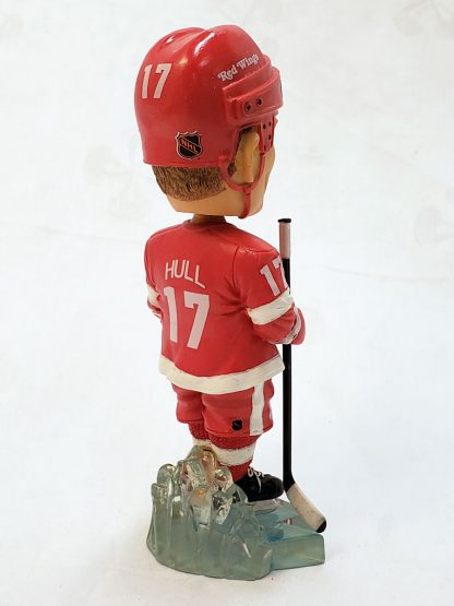 Detroit Red Wings Brett Hull Away 2002 Bobble Head Doll - Image 2