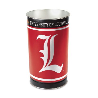 Louisville Cardinals trash can