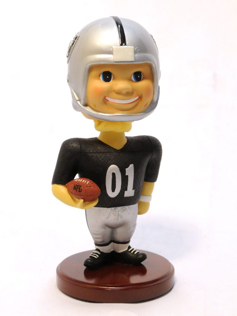 Oakland Raiders Limited Edition Team Bobble Head SWIT Sports