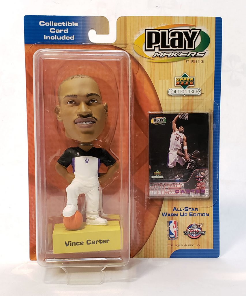 Toronto Raptors Vince Carter Play Makers Bobblehead & Collectible Card ...