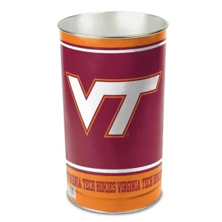 Virginia Tech Hokies trash can