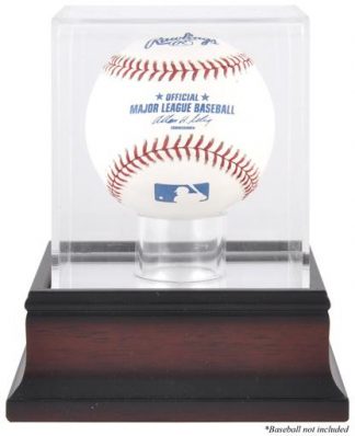 Mahogany Baseball Display Case