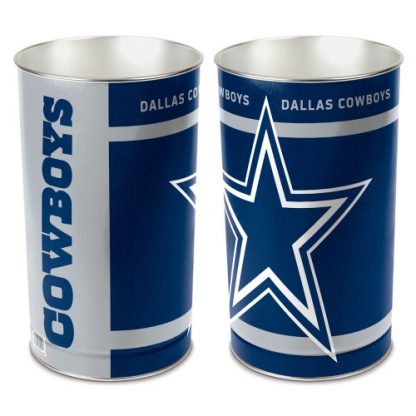 Dallas Cowboys Trash Can