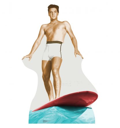 SU-846 Elvis Presley Surfing Lifesize Cutout Standup