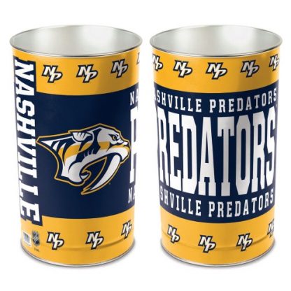 Nashville Predators Trash Can
