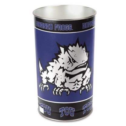 TCU Texas Christian University Trash Can