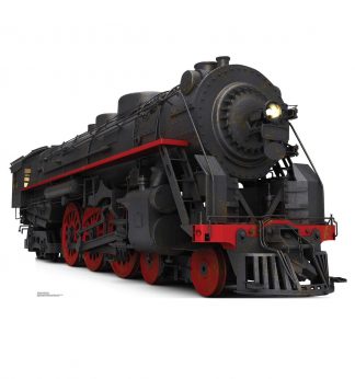 SU-1998 Black and Red Steam Train Cutout Standup