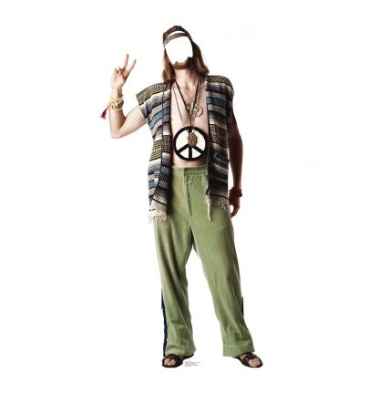 SU-2290 Hippie Cardboard Cutout Stand-in