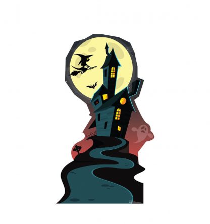 SU-2386 Halloween Haunted House Cardboard Cutout Standup