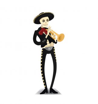 SU-2388 Day of The Dead Mariachi Lifesize Cardboard Cutout