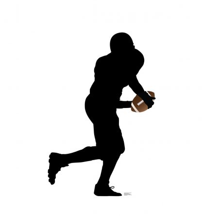SU-2394 Football Player Silhouette Cardboard Cutout Standup