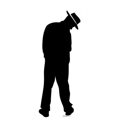 SU-2397 Gangster Silhouette Cardbaord Cutout Standup