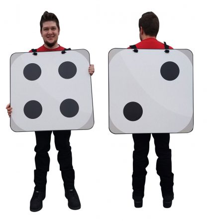 SU-2447 Dice 2D Costume Cardboard Cutout