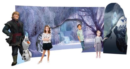 SU-2516 3D Frozen Scene Cardboard Cutout Standups