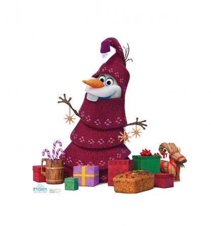 SU-2590 Frozen's Olaf Knitted Tree Cardboard Cutout Standup